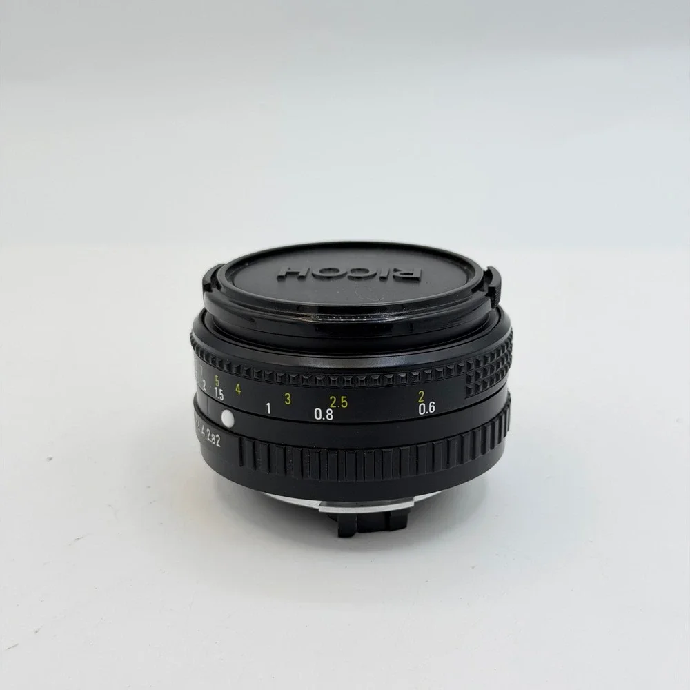 Ricoh Rikenon 50mm f2 Manual Focus Lens Pentax K Mount Made in Japan 52mm Filter